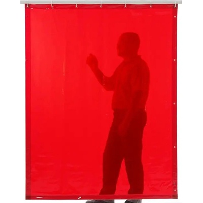 Cepro Ochranný svařovací závěs Orange červený 140 x 160 cm