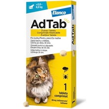 AdTab 48 mg žvýkací tablety pro kočky 2-8 kg 1 tbl