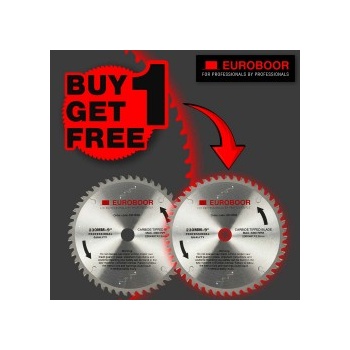 Euroboor Промоция 2 за 1: Циркулярен диск 230 mm (25.4) 48T (x2.2) за стомана и алуминий (230.0003 PROMO)