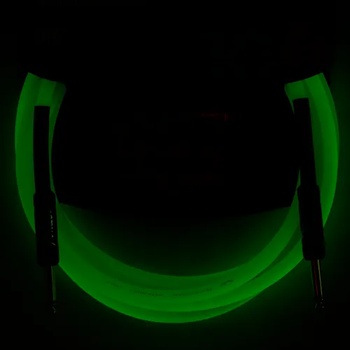 Image 1 of Fender Glow in the Dark Cable, Green 5.5m
