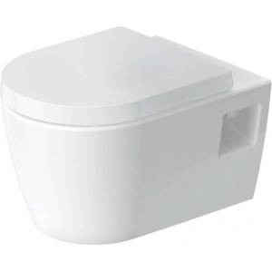 Duravit ME by Starck - Окачена тоалетна чиния, Rimless, HygieneFlush, DuraShield, бяла 251709AA00 (251709AA00)