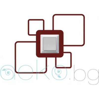 Орнамент за ел. ключ/контакт за стена (комплект 3 бр. ) (2028)