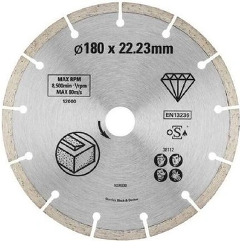 Stanley Diamantový dělicí kotouč 125 mm STA38107