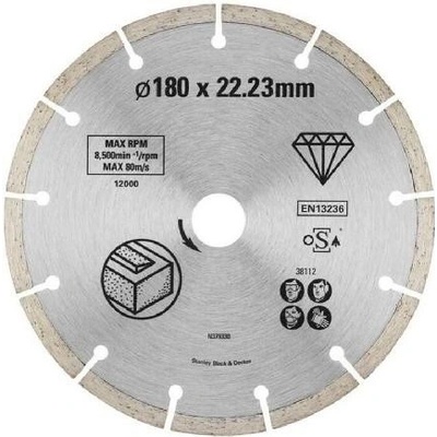 Stanley Diamantový dělicí kotouč 125 mm STA38107