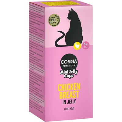 Cosma Mini Jelly Cups kuracie prsia 24 x 25 g