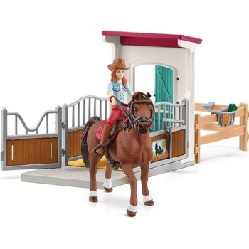 Coffret Schleich Horse Club - Box Avec Cheval Cayenne & Hannah - 25 Pièces - Dès 5 Ans