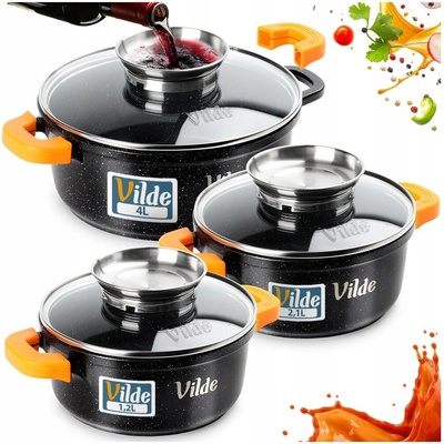 Sada hrnců Vilde Terruna Aroma hliníkové 3 ks.