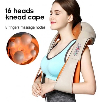 Шиацу масажор, 6 Бутона, 6 Функции - Massager of neck kneading