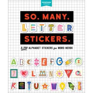 So. Many. Letter Stickers (ISBN: 9781523515264)