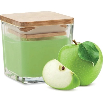 MID OCEAN Ароматна свещ в бурканче, свзелена (11551-А-СВЗЕЛЕН)