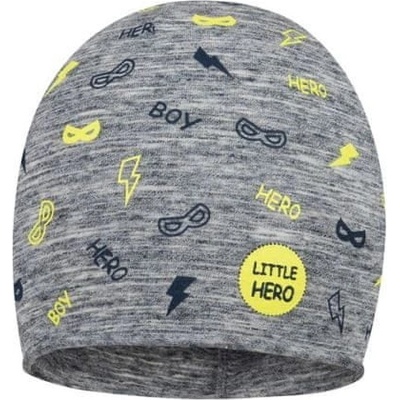 Broel chlapecká čepice Bond šedá