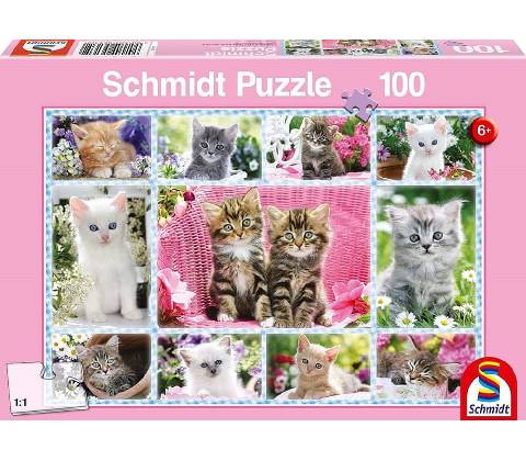 Schmidt Koťata 100 dielov