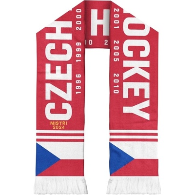 Šála pro děti Češi do toho s vlajkou a tituly Český hokej
