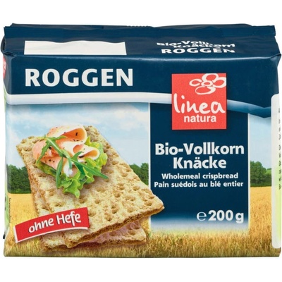 BIO LINEA NATURA Knäckerbrot žitný celozrnný 200 g