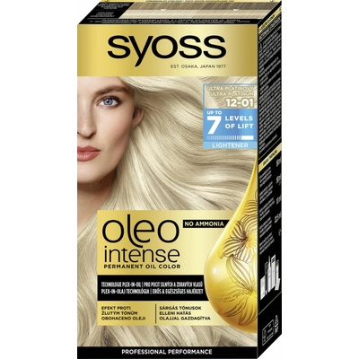 Syoss Oleo Intense 12 01 ultra platinový