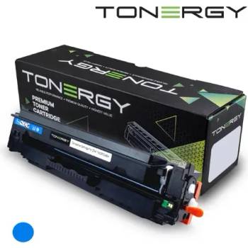 Image 1 of Compatible съвместима Тонер Касета Compatible Toner Cartridge HP 410X CF411X CANON CRG-046H Cyan, High Capacity 5K (TONERGY-CRG046H-C)