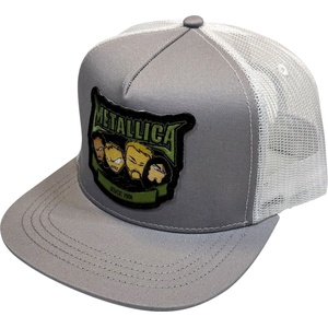 Metallica Squindo Since '81 Шапка с козирка Grey & White UNI (METMSBCAP17GW)