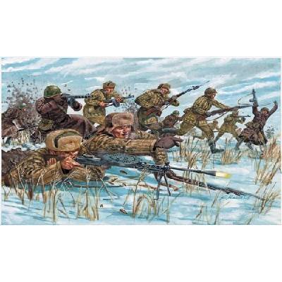 Italeri Sovietska pechota v zimných uniformách WWII 1:72