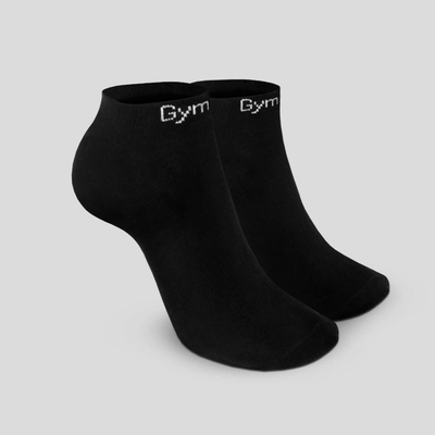 GymBeam ponožky Ankle Socks 3Pack Black – Zboží Mobilmania