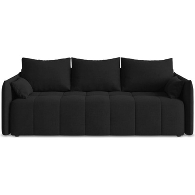 makamii Черен разтегателен диван с място за съхранение 225 cm Moku - Makamii (MOKU_3SF_41_P1_C8)