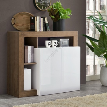 mc Akcent Комод lenor бял/дъб (mc0114)