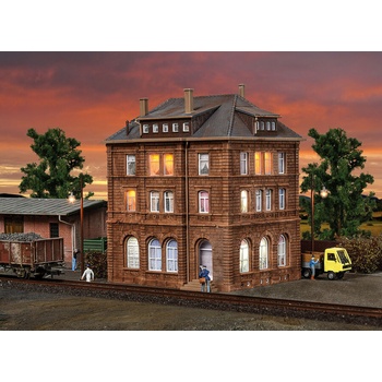 Kibri Комплект триетажна сграда с вътрешно led осветление (38199)