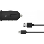 Just Wireless Зарядно за кола с два USB изхода и microUSB кабел за смартфони - Just Wireless CC Dual microUSB Car Charger 2.1A (3472)