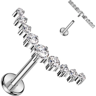 S4U Piercing do brady labreta TITAN (čirá) TIT1276-C