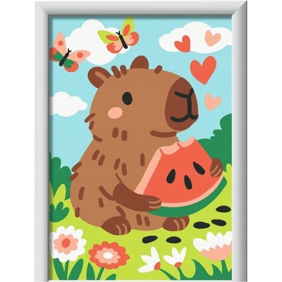RAVENSBURGER Malování podle čísel Kapybara 13 x 18 cm