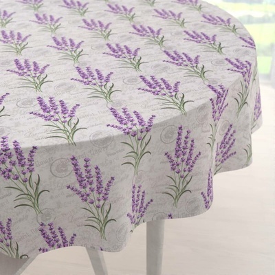 Biante kulatý ubrus PML-033 Provence levandule 140 cm