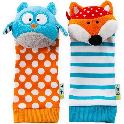 BBLÜV chrastící ponožky Düo Owl Fox – Zboží Mobilmania