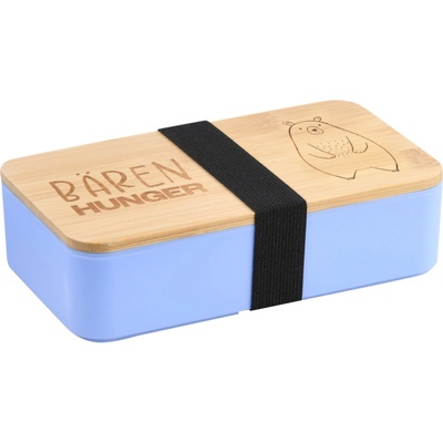 Kesper Obedový box modrý bambus plast 18,5 x 10,5 x 5 cm