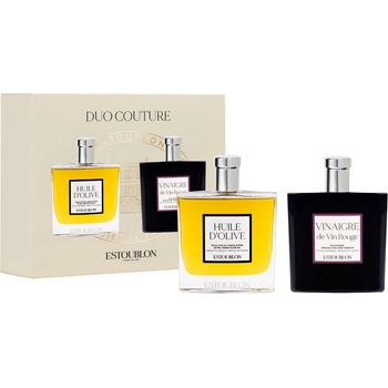 ESTOUBLON Подаръчен комплект COUTURE, зехтин екстра върджин & червено вино оцет, 2 x 100 ml, Estoublon (EST010603)