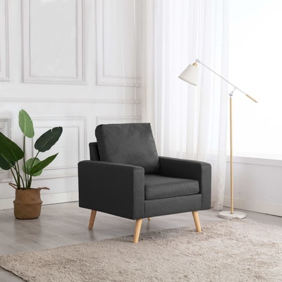 VidaXL tmavě šedé textil 248616