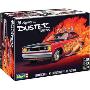 Revell Сглобяем модел, Revell, Плимут Duster 1970, 100 части (R14528)