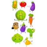 Sticker Boo StickerBoo Stickers Vegetables 120/1800 Starpak 483491