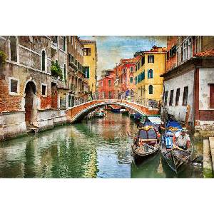DIMEX ART Флизелинов фототапет красива романтична венеция 375 x 250 см