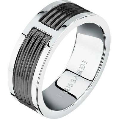 Trussardi ocelový prsten pro muže T Steel TJAXV570
