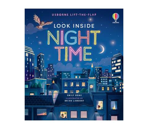Look Inside Night Time - Emily Bone, Brian Lambert - ilustrátor