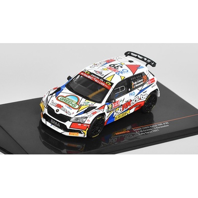 Ixo Škoda Fabia Rally 2 EVO 39 Rally Ypres 2021 Cracco/Vermeulen 1:43