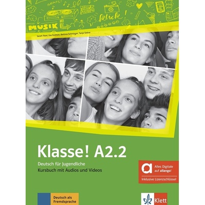 Klasse! A2.2 – Hybride Ausgabe – Kursbuch + MP3/Video allango.net + Lizenz (24 Monate)