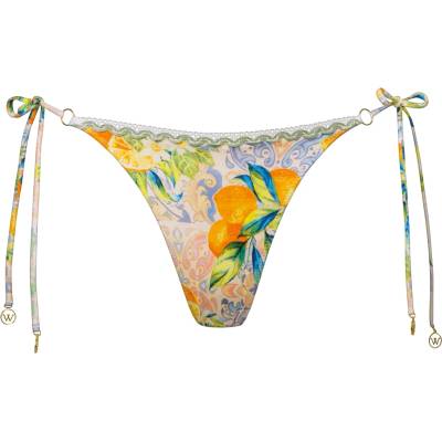 Watercult Дамско бикини долнище Watercult Women's Dolce Whimsy Low Bikini Bottoms - Orange / Pastels - размер 42 (EU) (150-4939-0114)