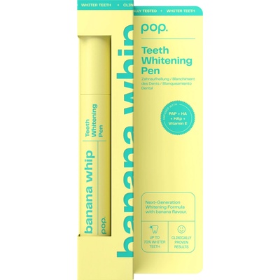 Pop Teeth Whitening Pen Banana Whip bělicí pero banánové 4 ml