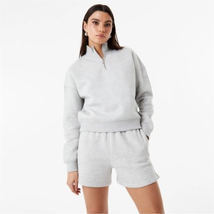 Jack Wills Astbury Boyfriend Short - Grey Marl