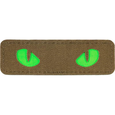 Nášivka M-Tac Cat Eyes - coyote-zelená