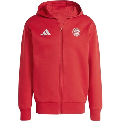 Adidas mikina BAYERN MNICHOV Anthem červené