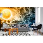 DIMEX ART Самозалепваща се флизелинова фототапета мистично пълнолуние 375 x 250 см
