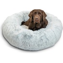 The Calming Donut Bed chlpatý pelech