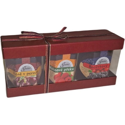 Švorc Pečený čaj darčeková kazeta sklo 3 x 275 ml