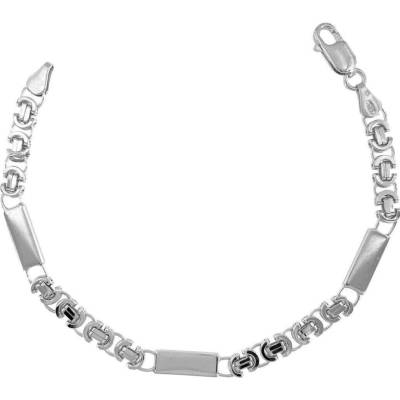 INFINITYSILVER Strieborný pánsky náramok equo s doštičkami 18100403T19